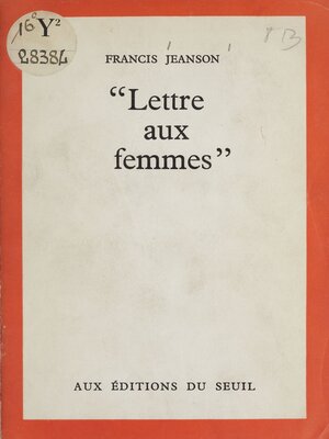 cover image of Lettre aux femmes